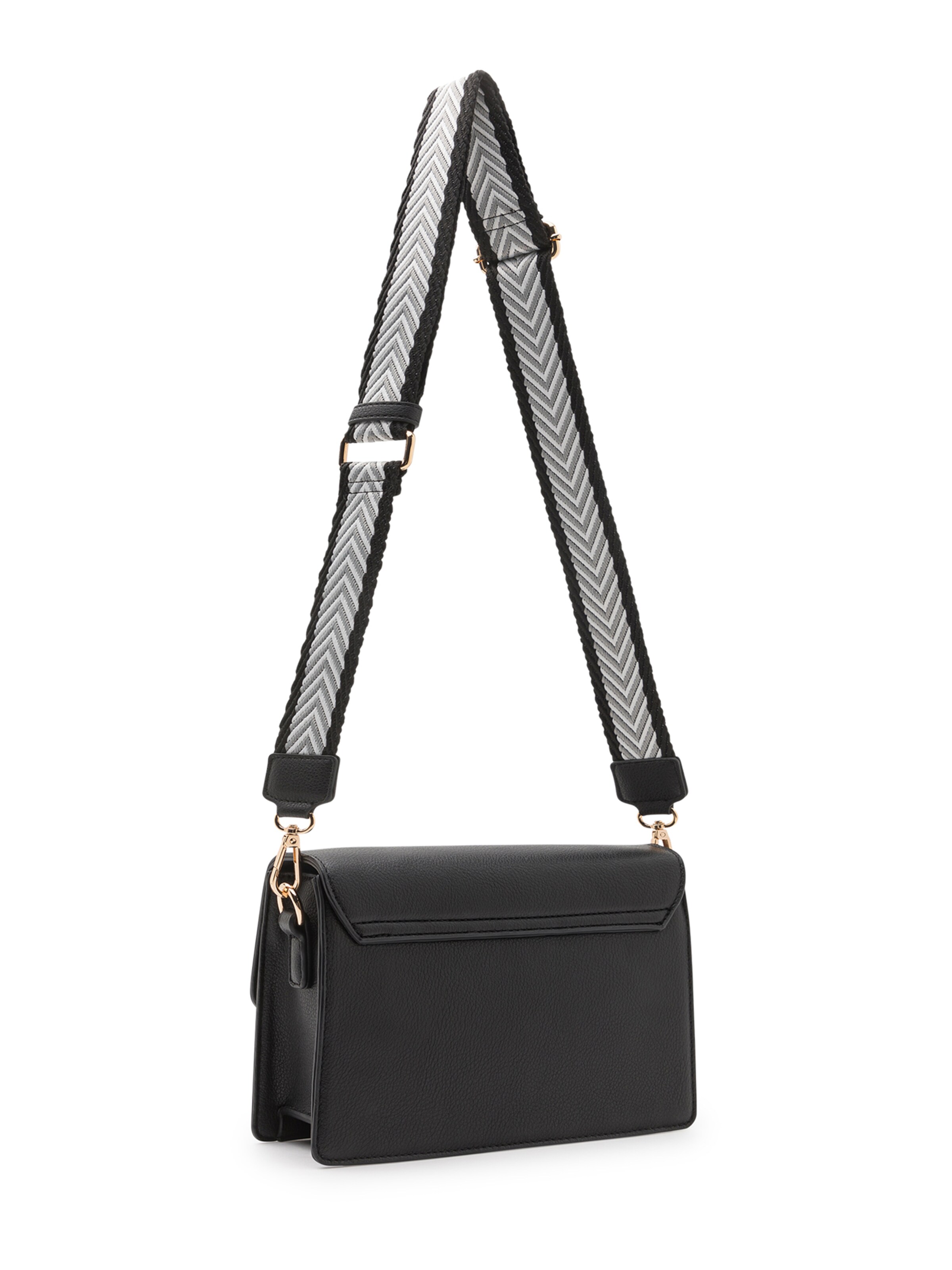 L.CREDI Taška cez rameno 'Onelia' - Čierna