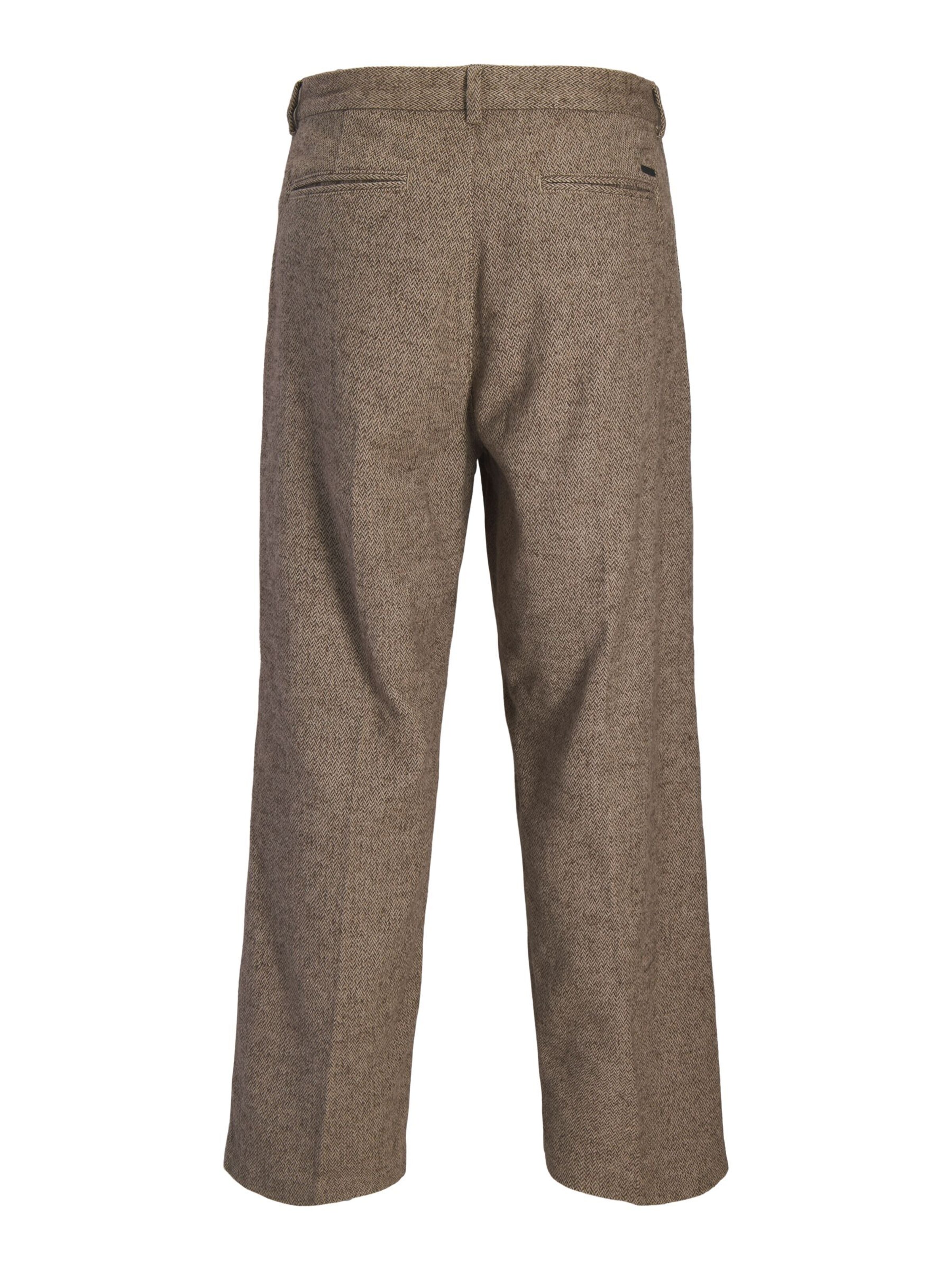 regular Pantaloni con piega frontale di JACK & JONES in marrone