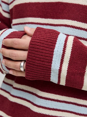 Pull-over 'JORCambridge' JACK & JONES en rouge