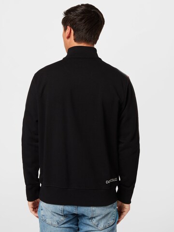 Carlo Colucci Zip-Up Hoodie in Black