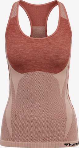 Hummel Sports Top in Pink: front