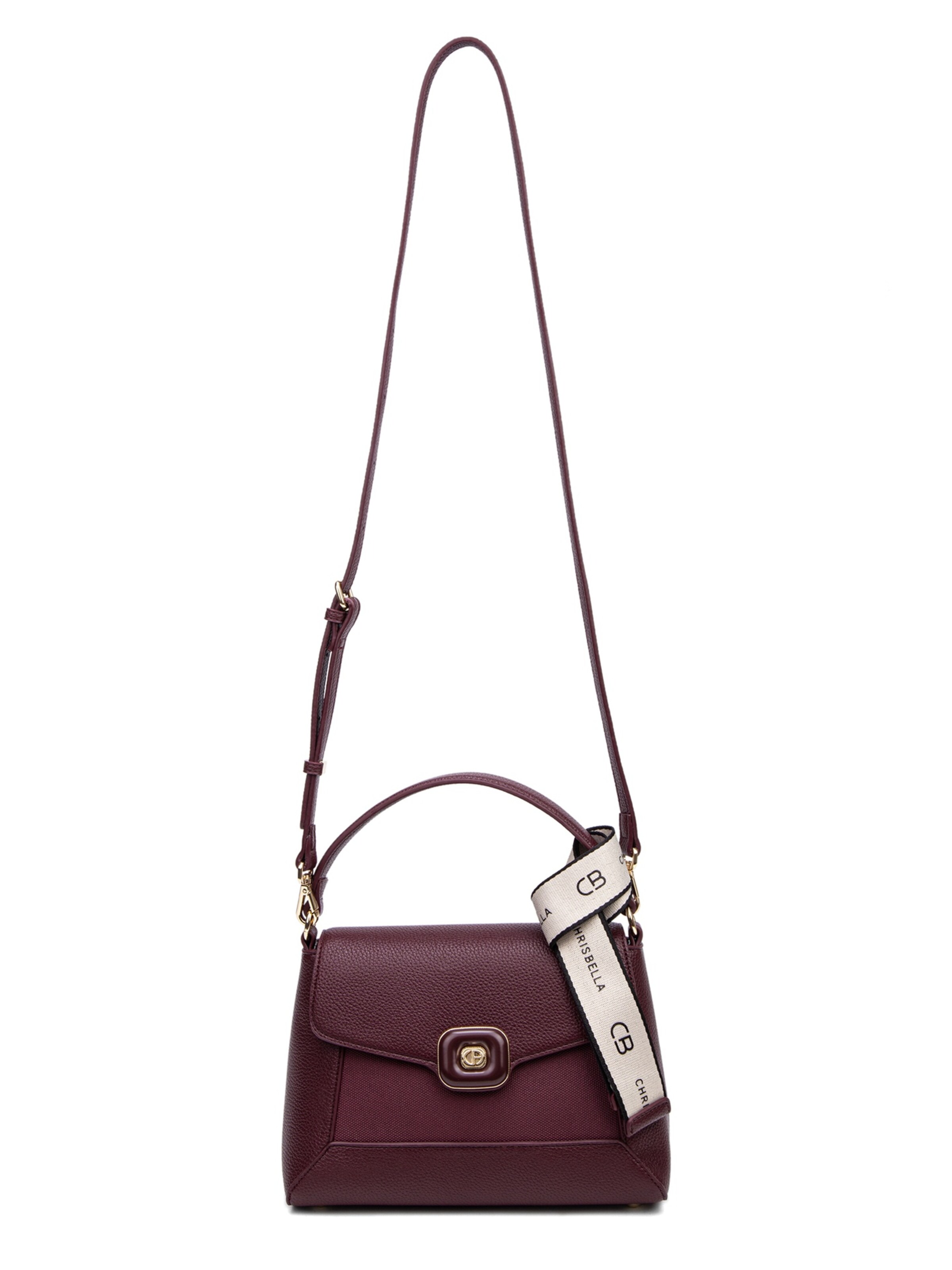 Chrisbella Handbag in Red: front