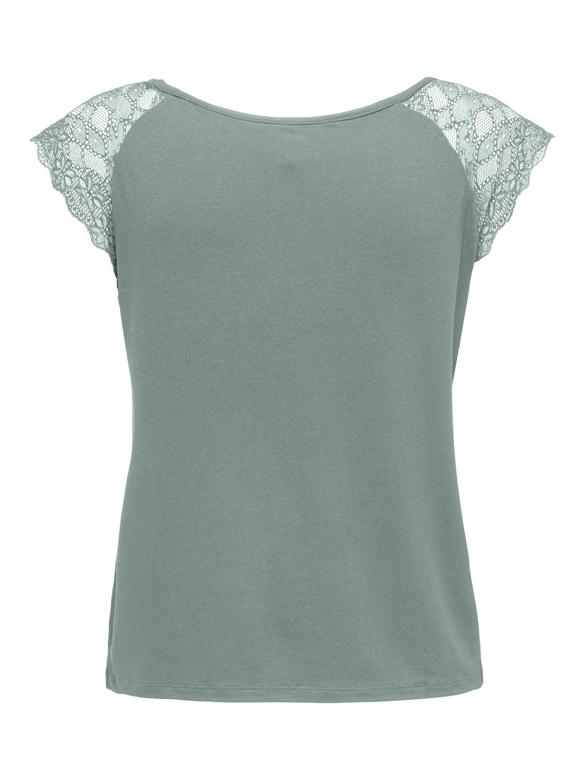 ONLY Футболка 'ONLPetra' в Зеленый