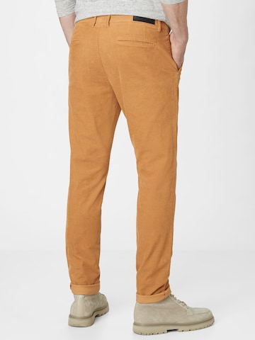 REDPOINT Slimfit Chinohose in Gelb