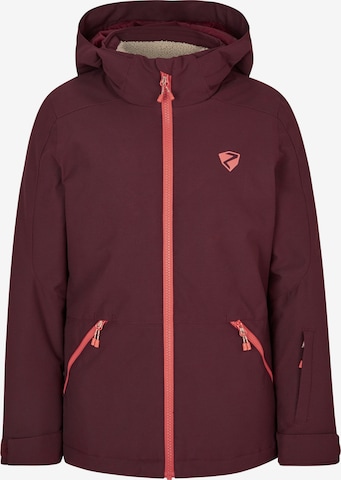 ZIENER Athletic Jacket 'AMELY' in Red: front