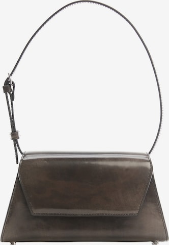 MANGO Shoulder Bag in Grey: front