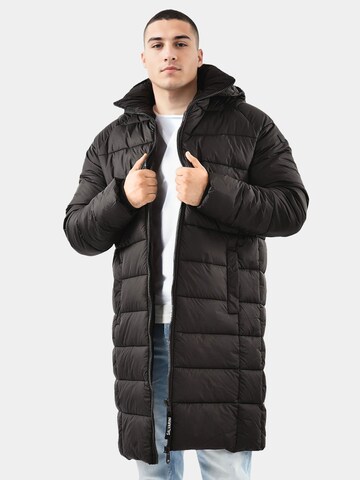 Alessandro Salvarini Winterjacke in Schwarz: Vorderseite