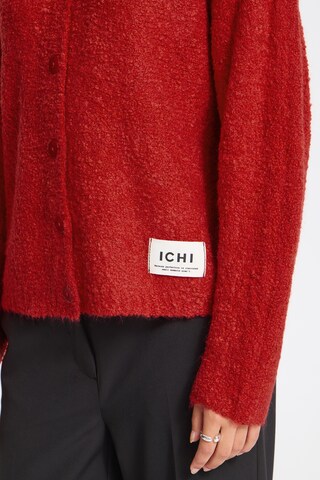 ICHI Strickjacke in Rot