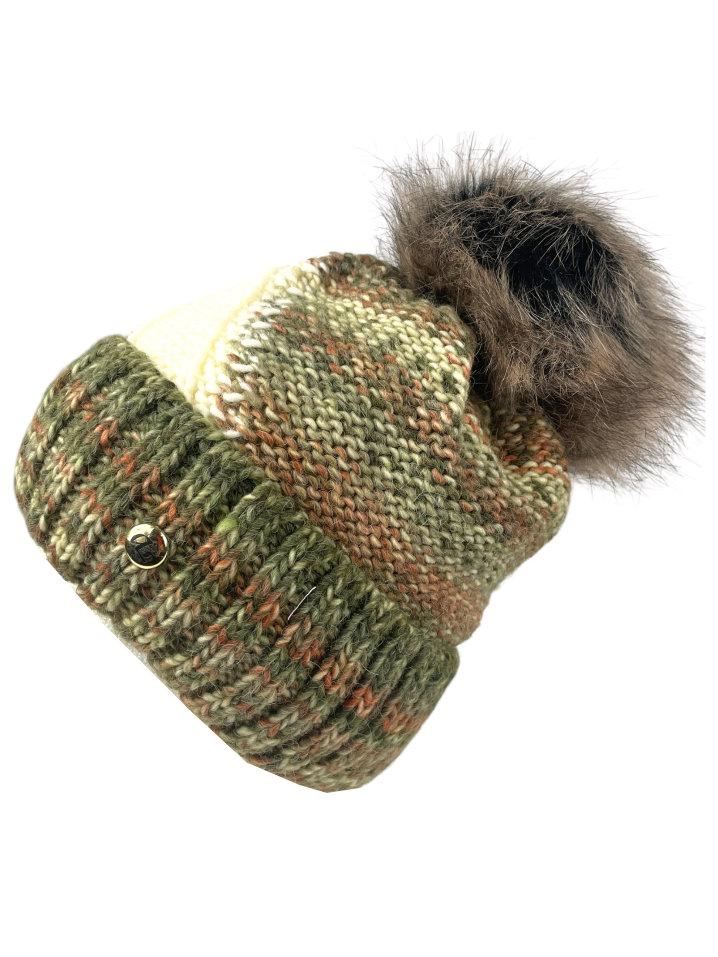 Kumixi Mütze 'Bommelmütze' in Grün