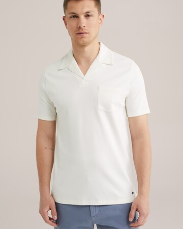 T-Shirt WE Fashion en blanc : devant