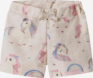 NAME IT - regular Pantalón en beige: frente