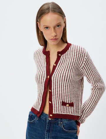 Koton Gebreid vest in Rood