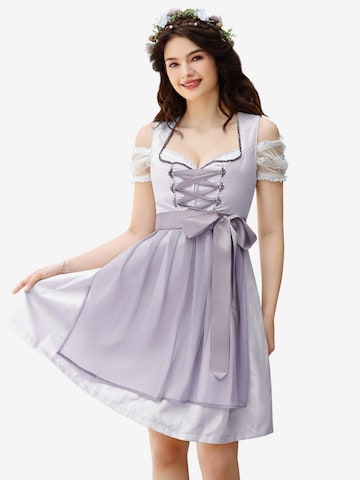 Yesfashion Dirndl in Grey: front