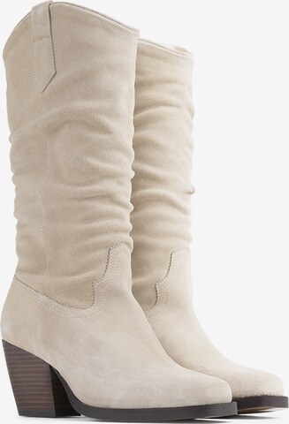 BRONX Stiefel 'Fu-Zzy' in Beige