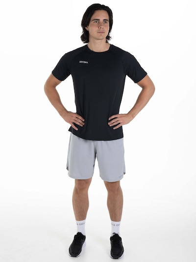 Divina T-Shirt fonctionnel 'Raw' en noir / blanc, Vue avec produit