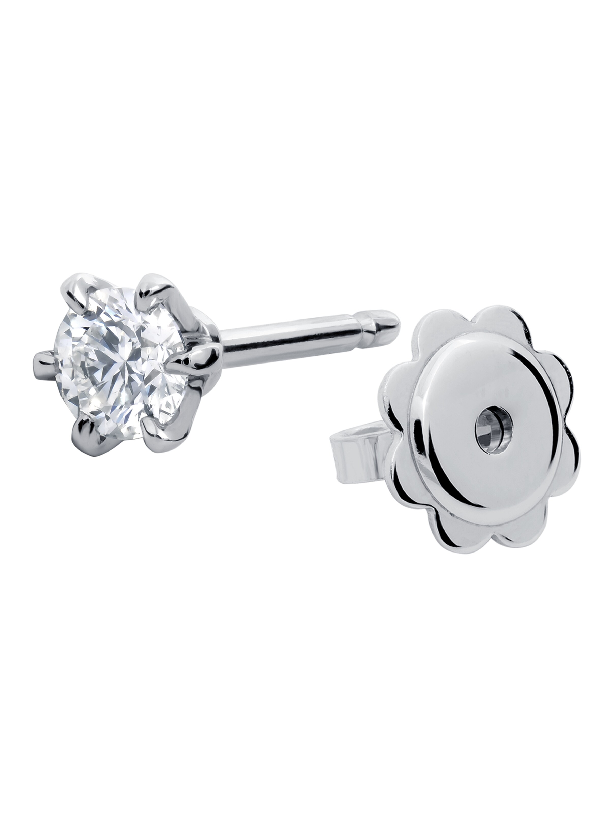 57emozioni Oorbellen 'Diamond' in Zilver