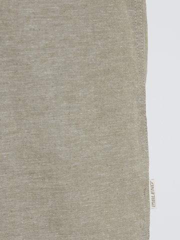 BLEND - Ajuste regular Camisa ' BHAban Slub Linen Mix ' en verde