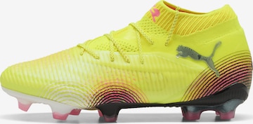 Chaussure de foot 'Future 8 Ultimate' PUMA en jaune : devant