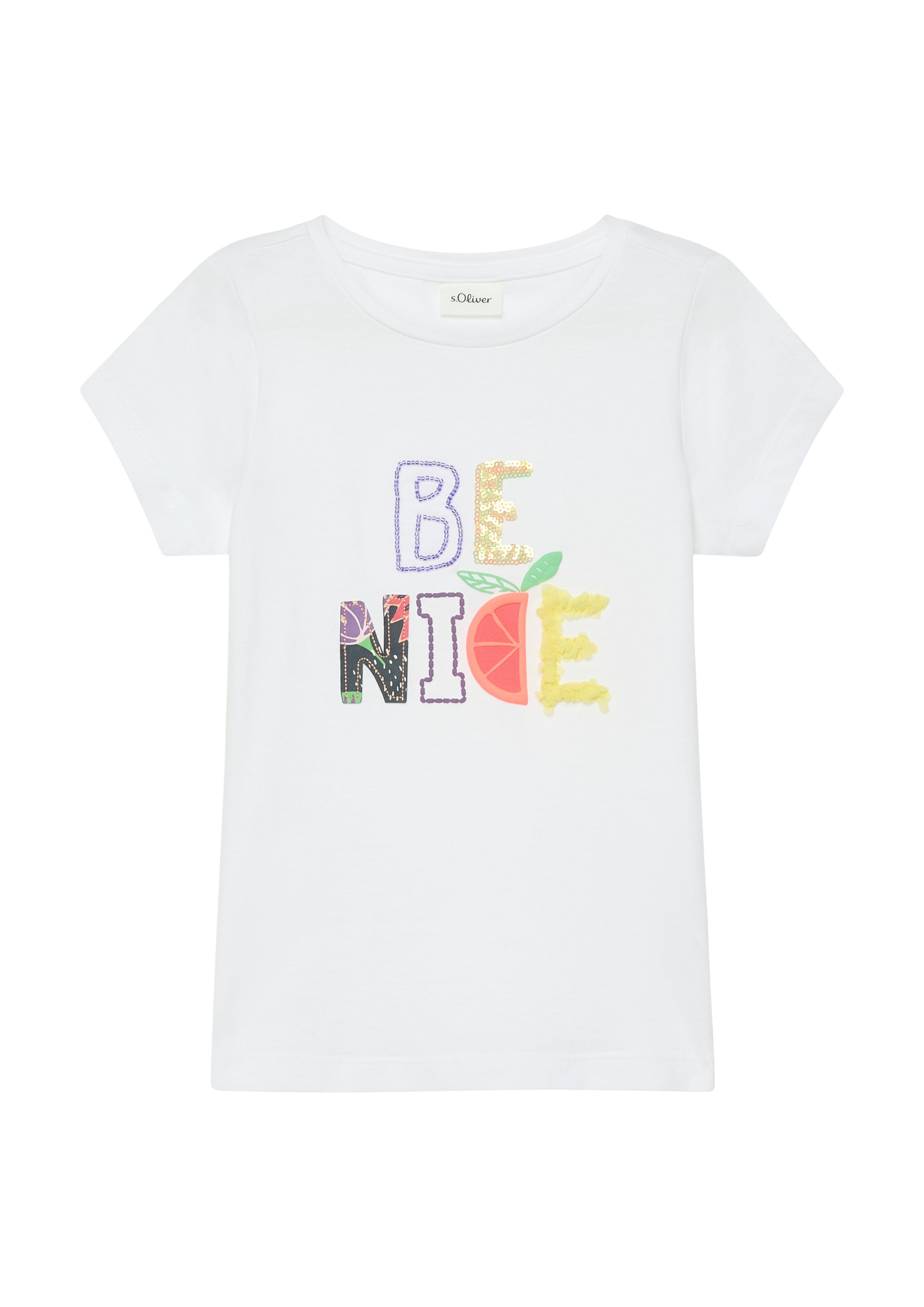 s.Oliver Shirt in White: front