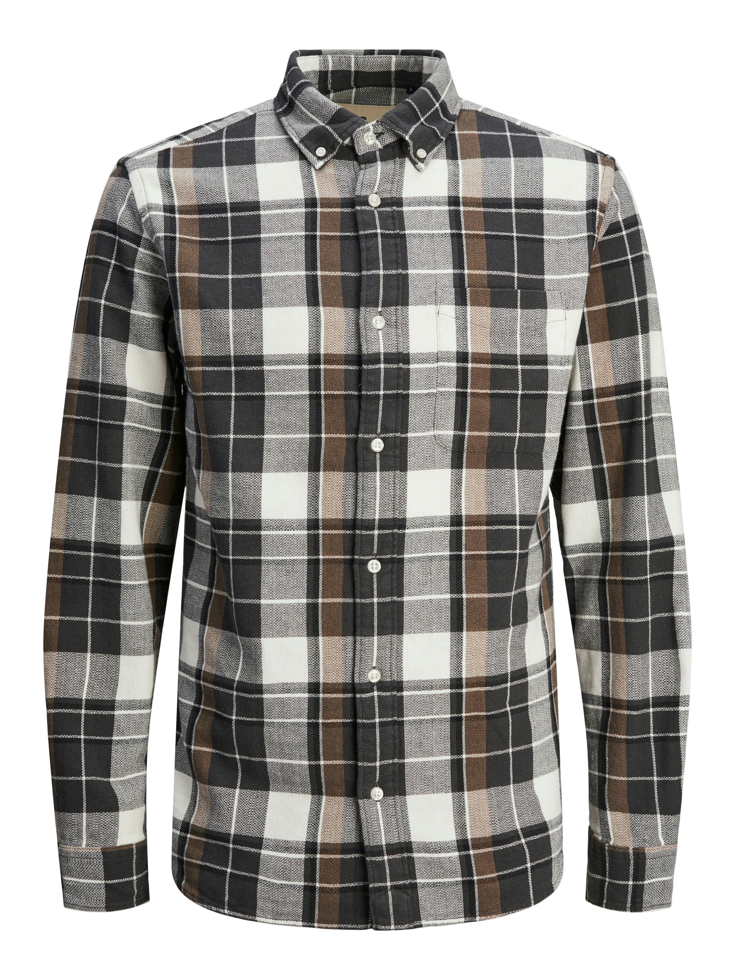 JACK & JONES Hemd 'JPRBLUBrook' in Schwarz: Vorderseite