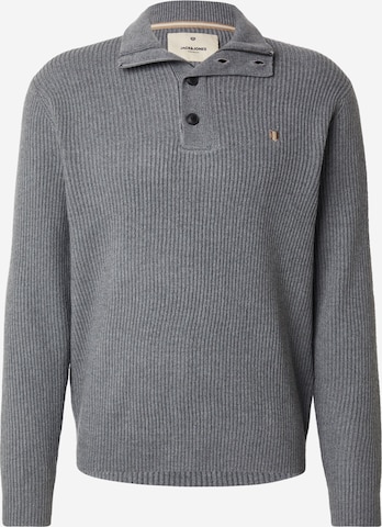 Jack & Jones Premium Pulover 'JPRBLURICHARD' | siva barva: sprednja stran