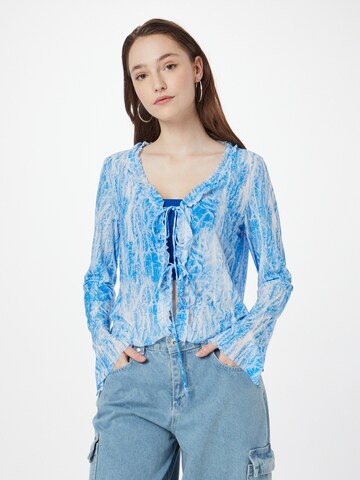 WEEKDAY Shirt in Blauw: voorkant