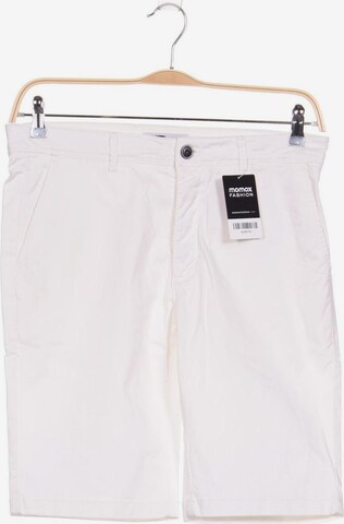 BOMBOOGIE Shorts in 32 in White: front