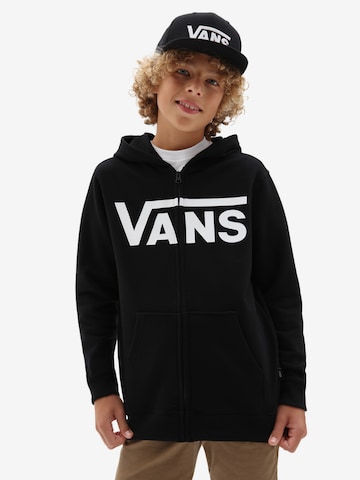 Coupe regular Veste de survêtement VANS en noir : devant