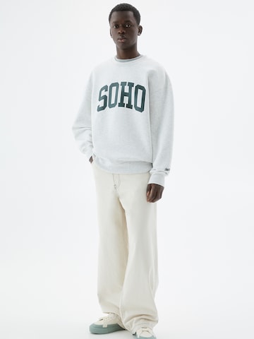 Pull&Bear Sweatshirt in Grau