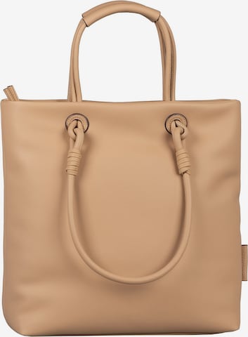 TOM TAILOR Shopper in Brown: front