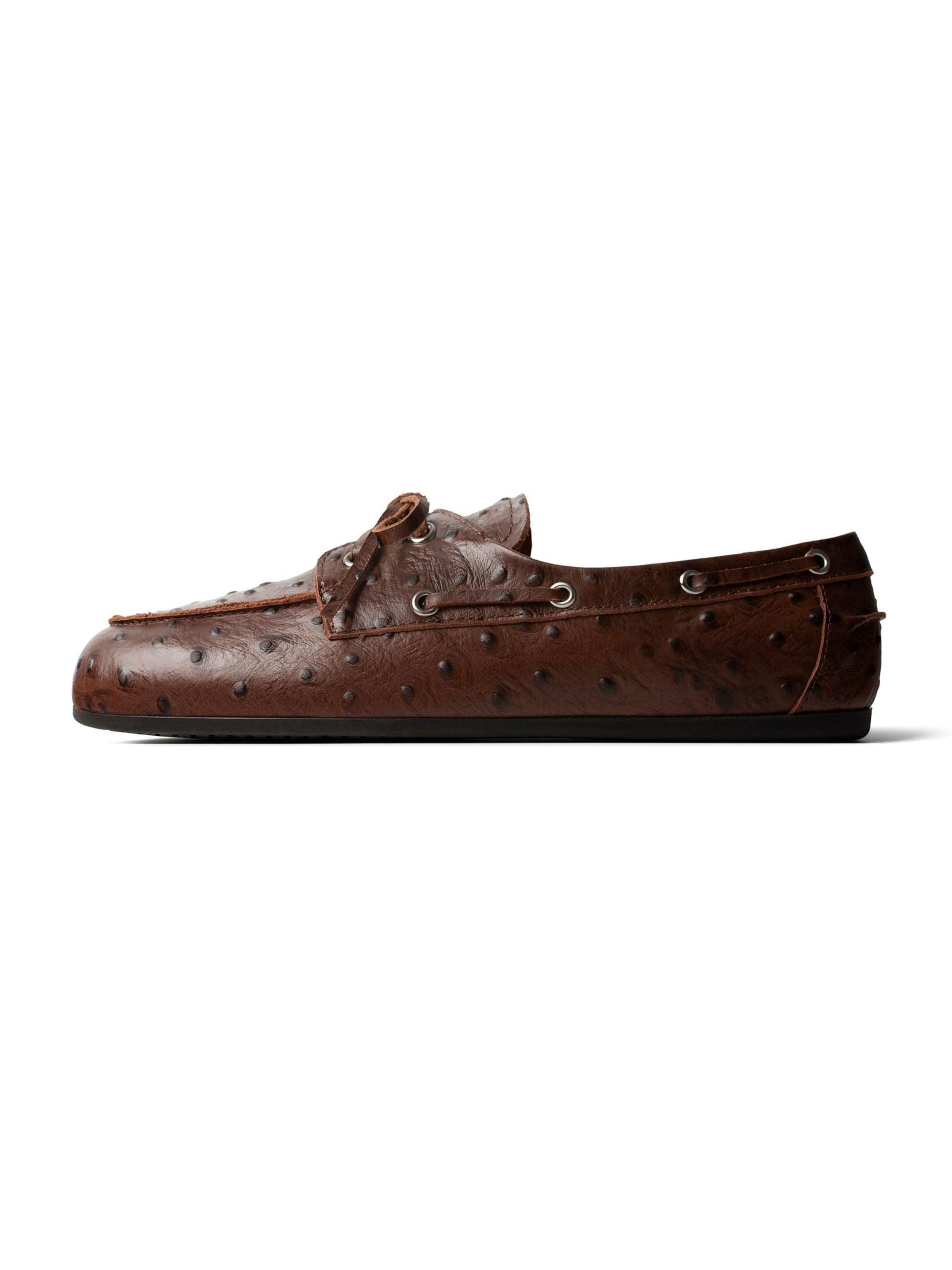 L37 HANDMADE SHOES Mocassins 'SLOW LIFE' in Bruin: voorkant