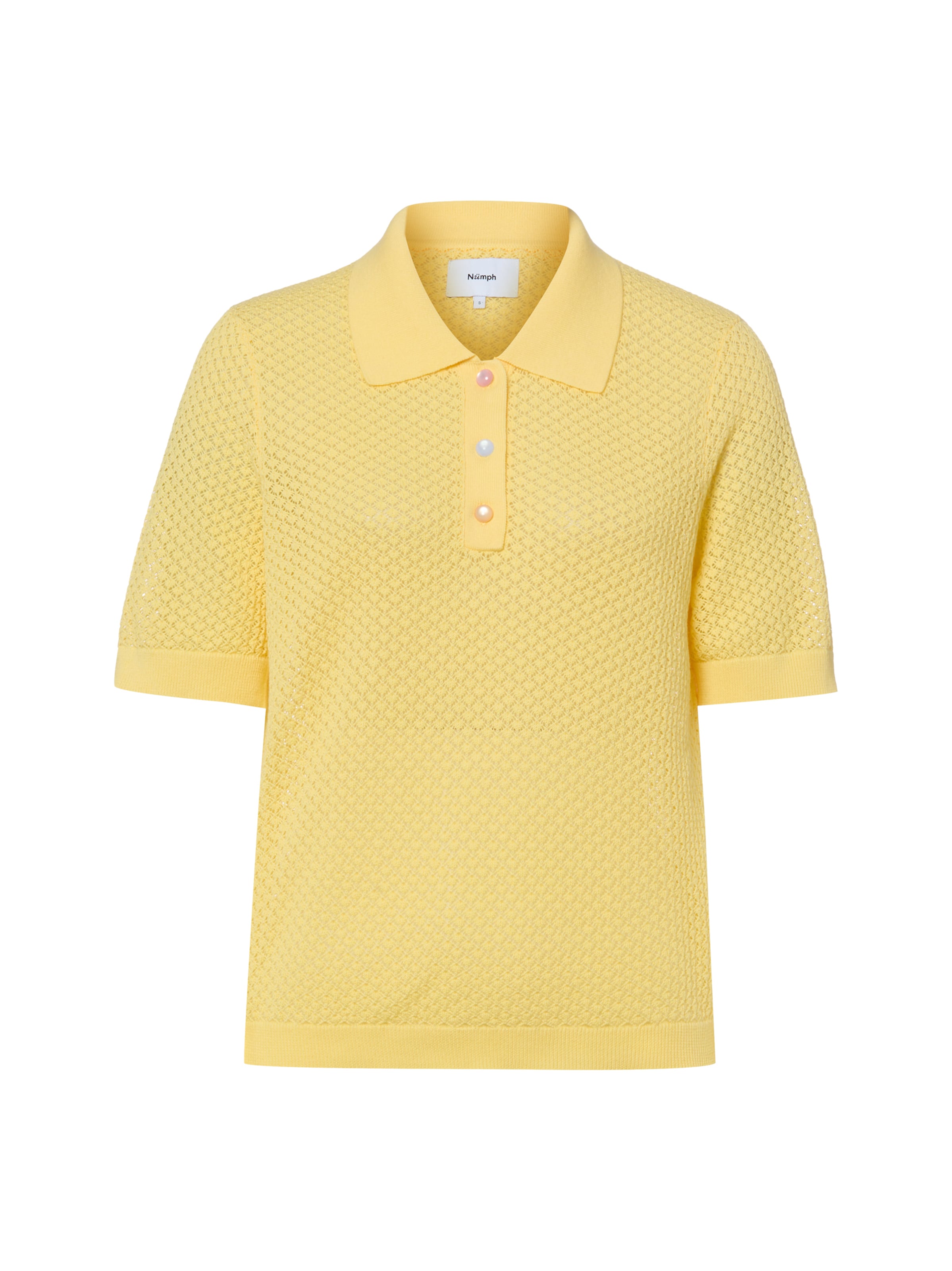 T-shirt 'Rory' NÜMPH en jaune : devant