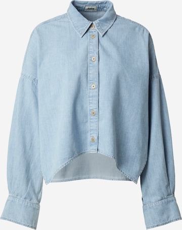 DRYKORN Pusero 'Oshia' värissä sininen: etupuoli