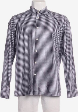 PRADA Button Up Shirt in M in Blue: front