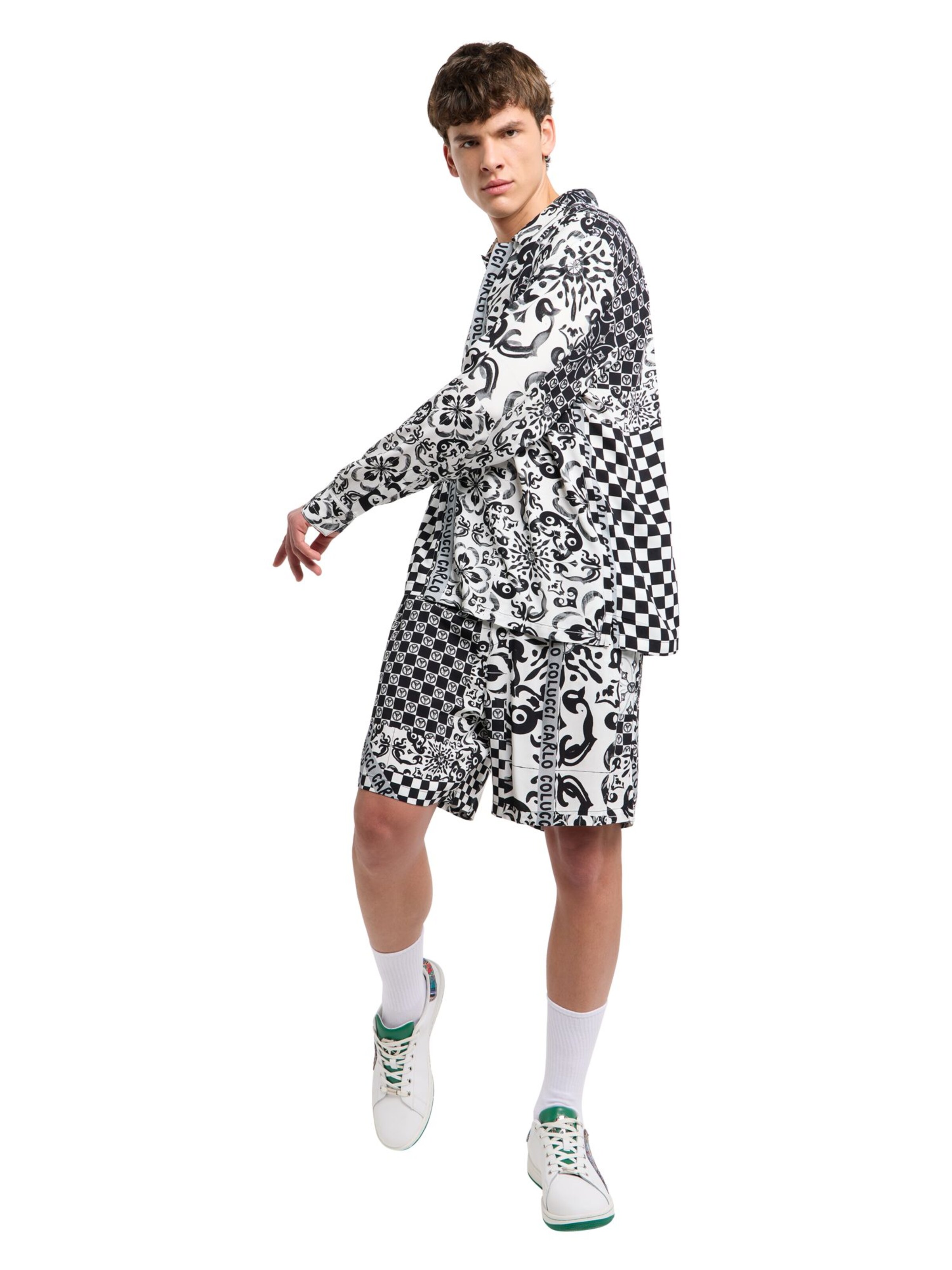 Carlo Colucci Comfort fit Button Up Shirt 'Fedrigo' in Black