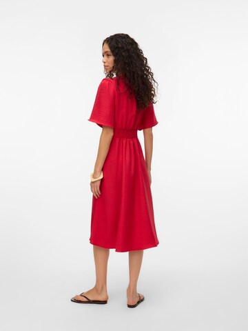 VERO MODA Shirt Dress 'VMMelaney' in Red
