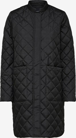 Selected Femme Petite Přechodný kabát – černá: přední strana