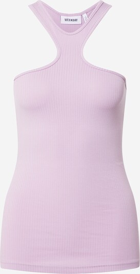 Top WEEKDAY pe lila, Vizualizare produs