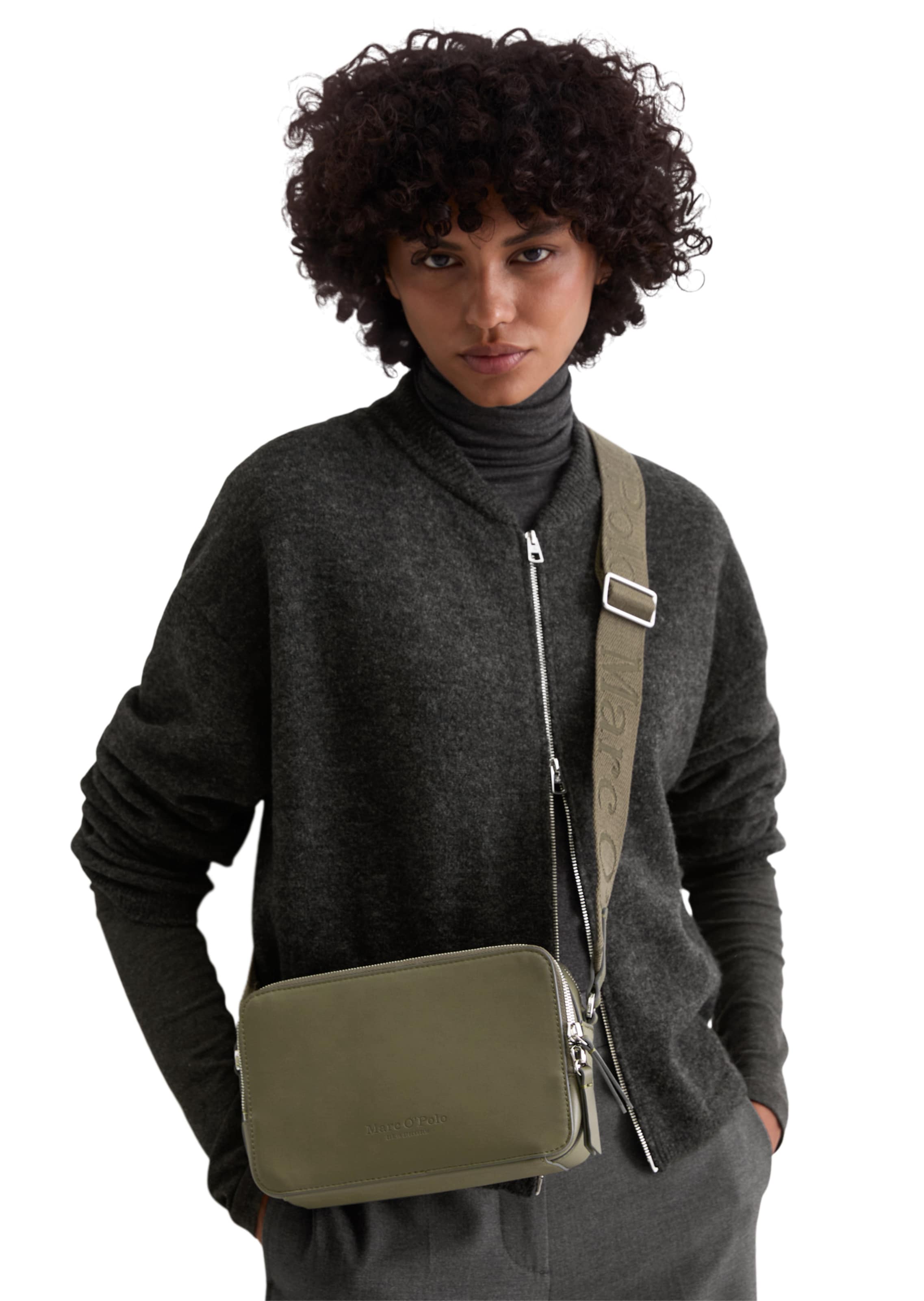 Marc O'Polo Crossbody Bag in Green: front