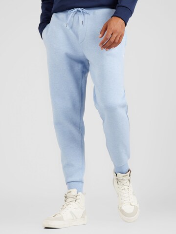 Polo Ralph Lauren Tapered Broek in Blauw: voorkant