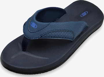 Brasileras - Zapatos para playa y agua 'Marco' en azul: frente