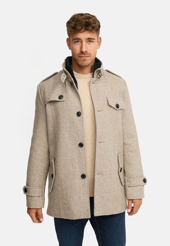 Manteau mi-saison 'Brandon' INDICODE JEANS en beige : devant