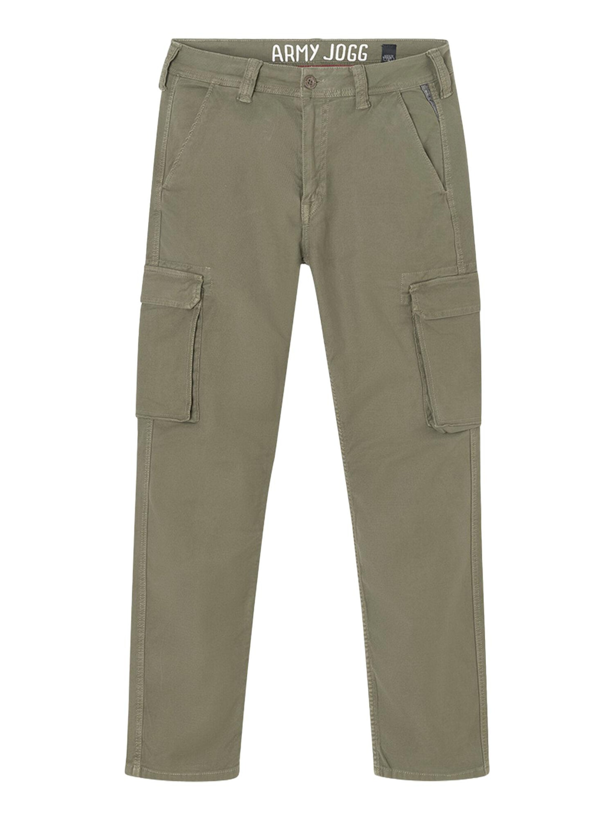Regular Pantalon cargo 'Sivan' Le Temps Des Cerises en vert : devant