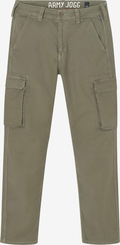 Regular Pantalon cargo 'Sivan' Le Temps Des Cerises en vert : devant