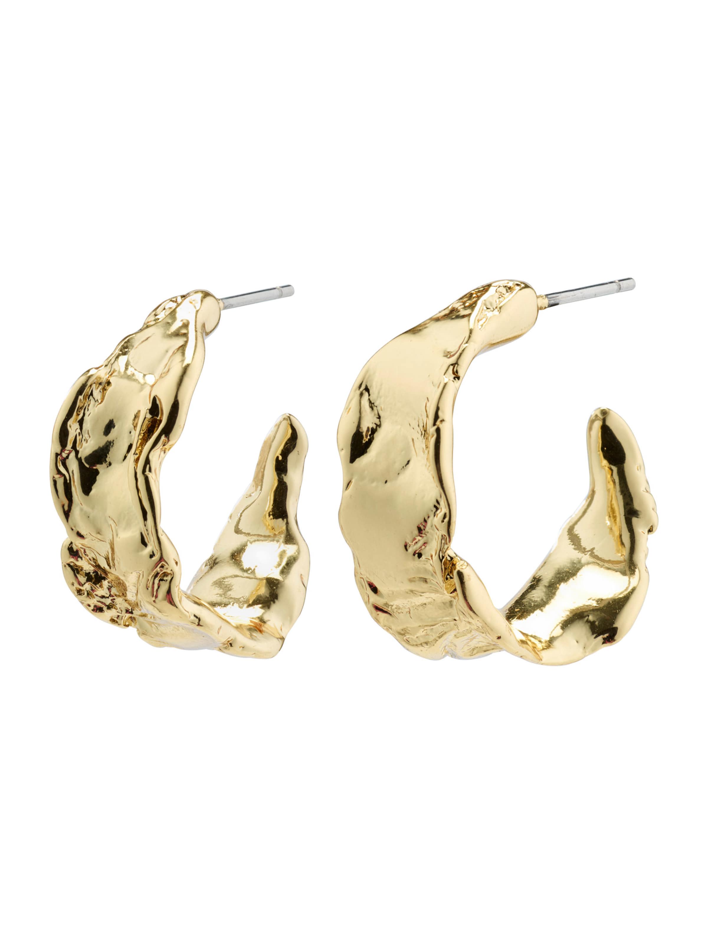 Pilgrim Σκουλαρίκια σε χρυσό: μπροστά