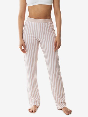 Pantalon de pyjama Mey en beige : devant