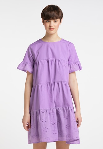 Robe d’été MYMO en violet : devant