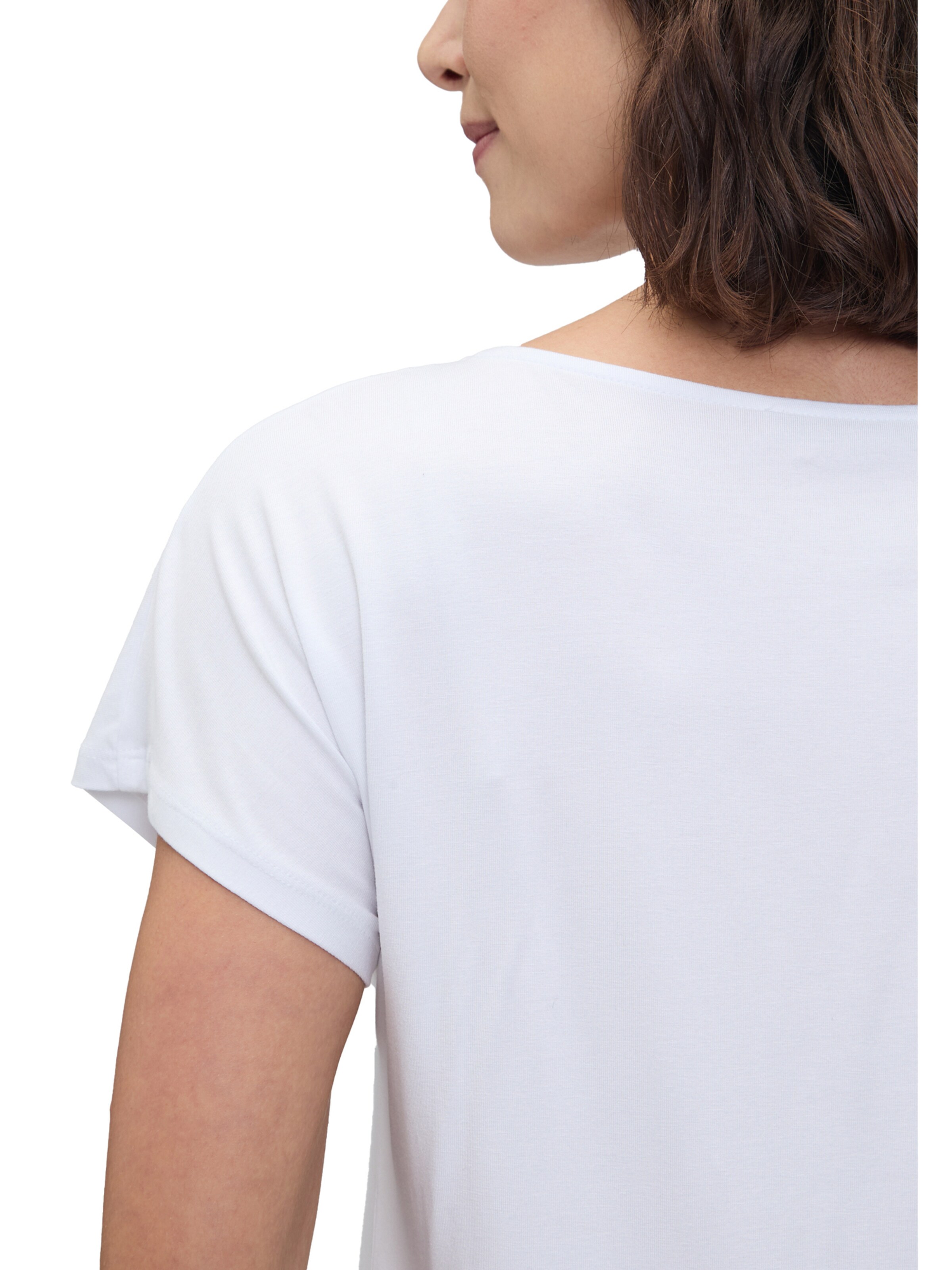 Betty Barclay Basic Shirt mit Placement in Weiß