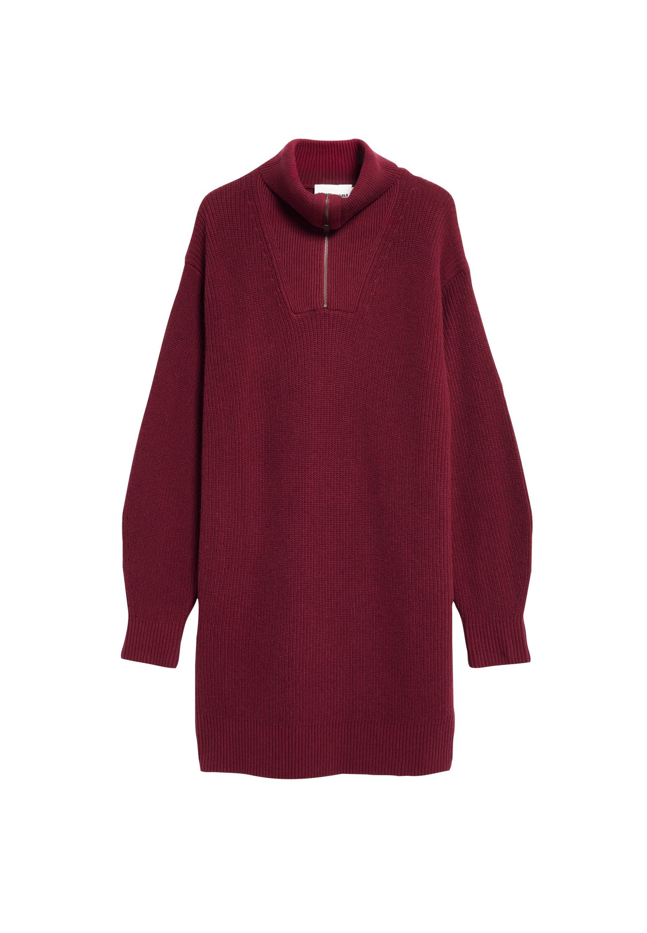 ARMEDANGELS Knit dress in Red: front