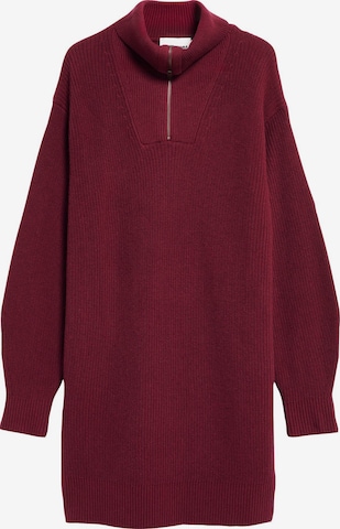 Robes en maille ARMEDANGELS en rouge : devant